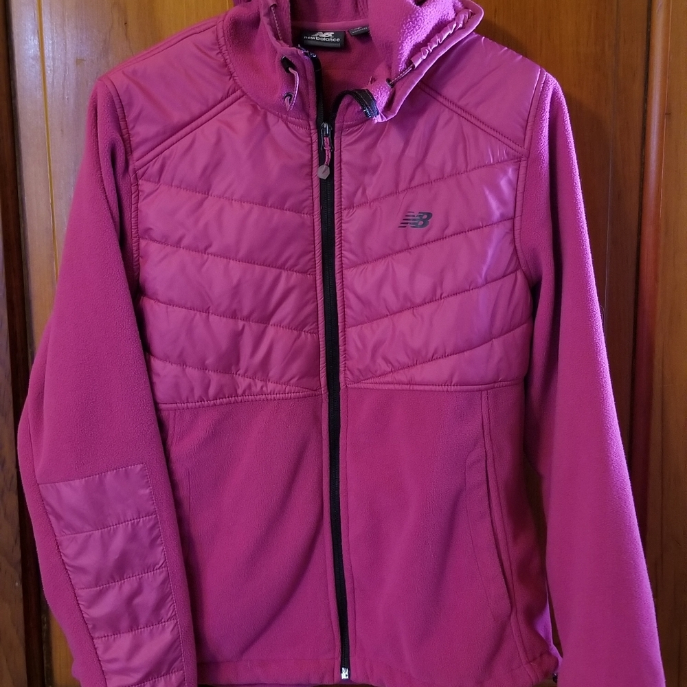 New Balance hooded fleece coat